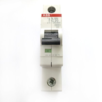ABB S201 C20 20A 20 Amp MCB Circuit Breaker Type C